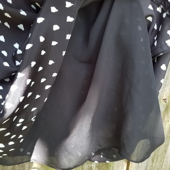 BCBGeneration Fit & Flare Black Dress w/ POCKETS - Picture 8 of 8